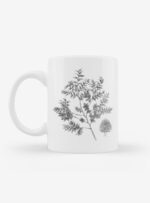 Set 4 Tazones Flora Nativa