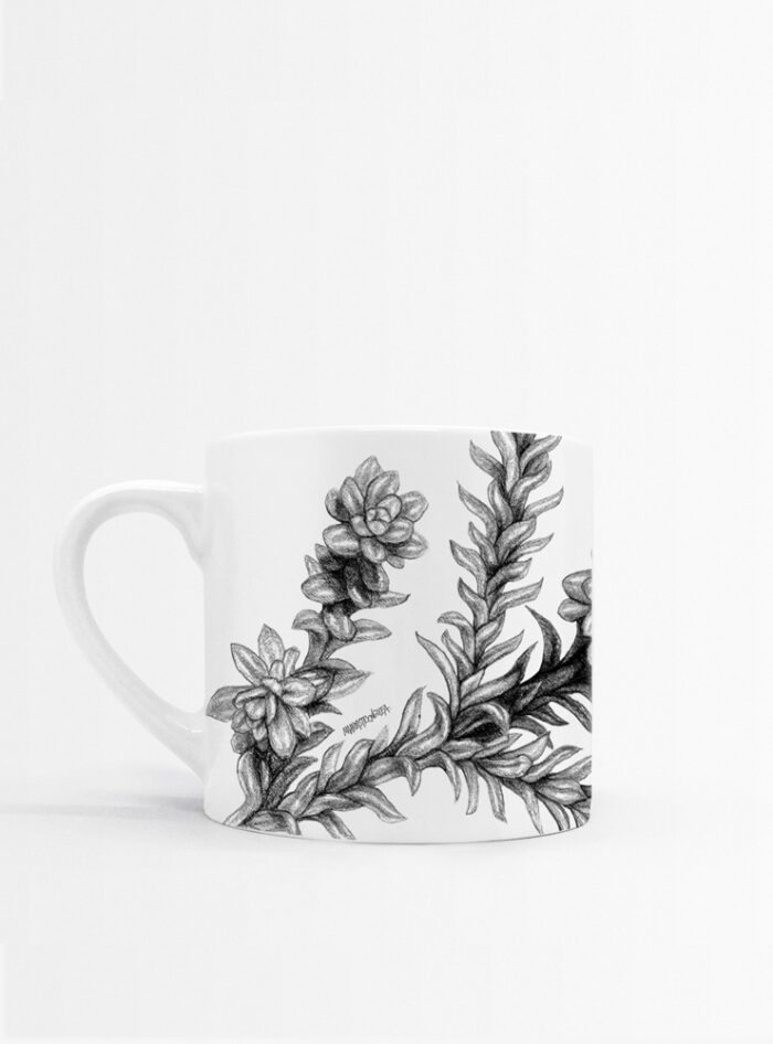 Set 4 Tazas Hojas