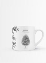 Set 4 Tazas Hojas