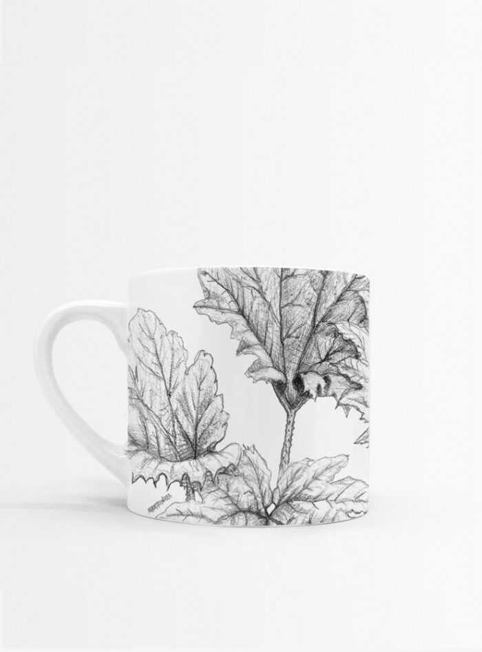 Set 4 Tazas Hojas
