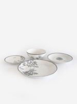 Juego 24 Piezas Loza Porcelana