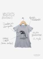 Vestido Gris- Martín pescador