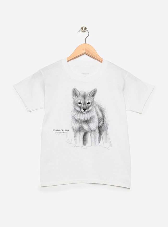 Polera Niño - Zorro Culpeo, Cachorro