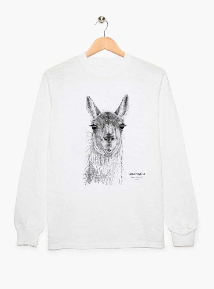 Polera Adulto Manga Larga - Guanaco