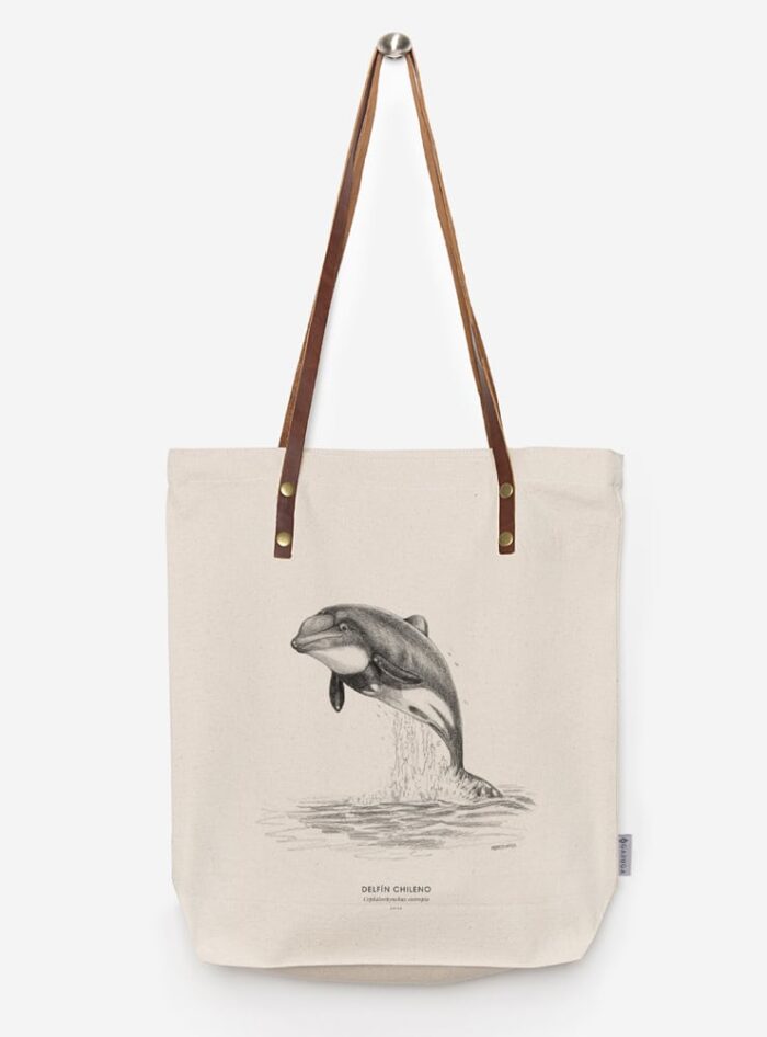 Totebag - Delfín chileno