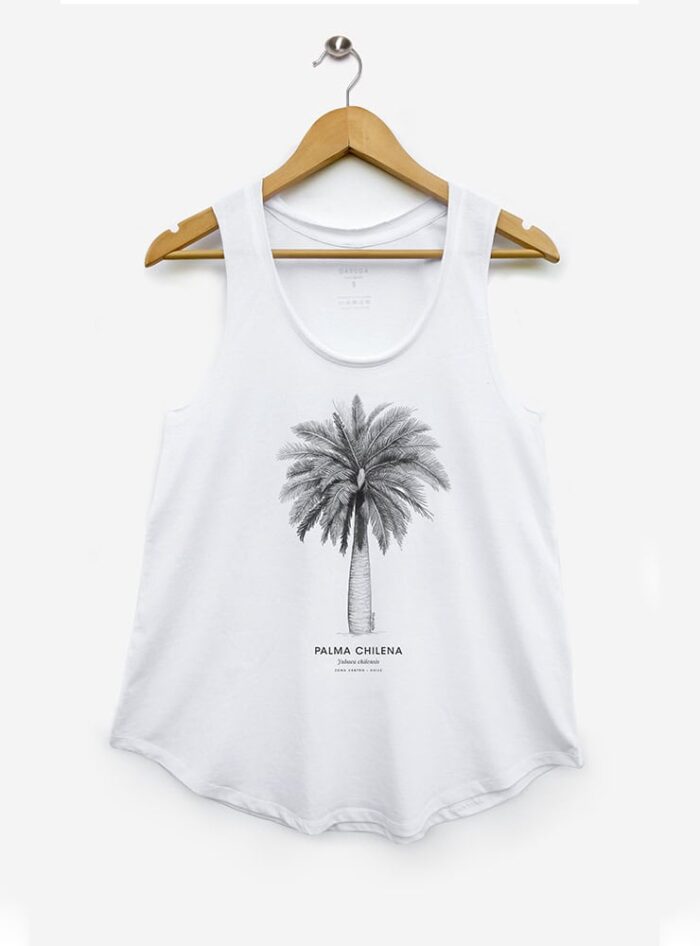 Polera Mujer Sin Manga- Palma Chilena